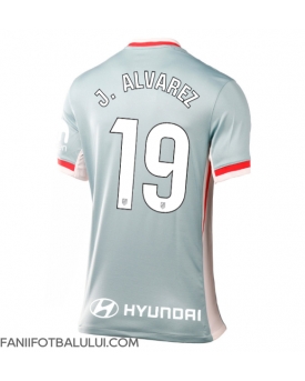Atletico Madrid Julian Alvarez #19 Tricou Fotbal Replică 2024-25 Femei Deplasare